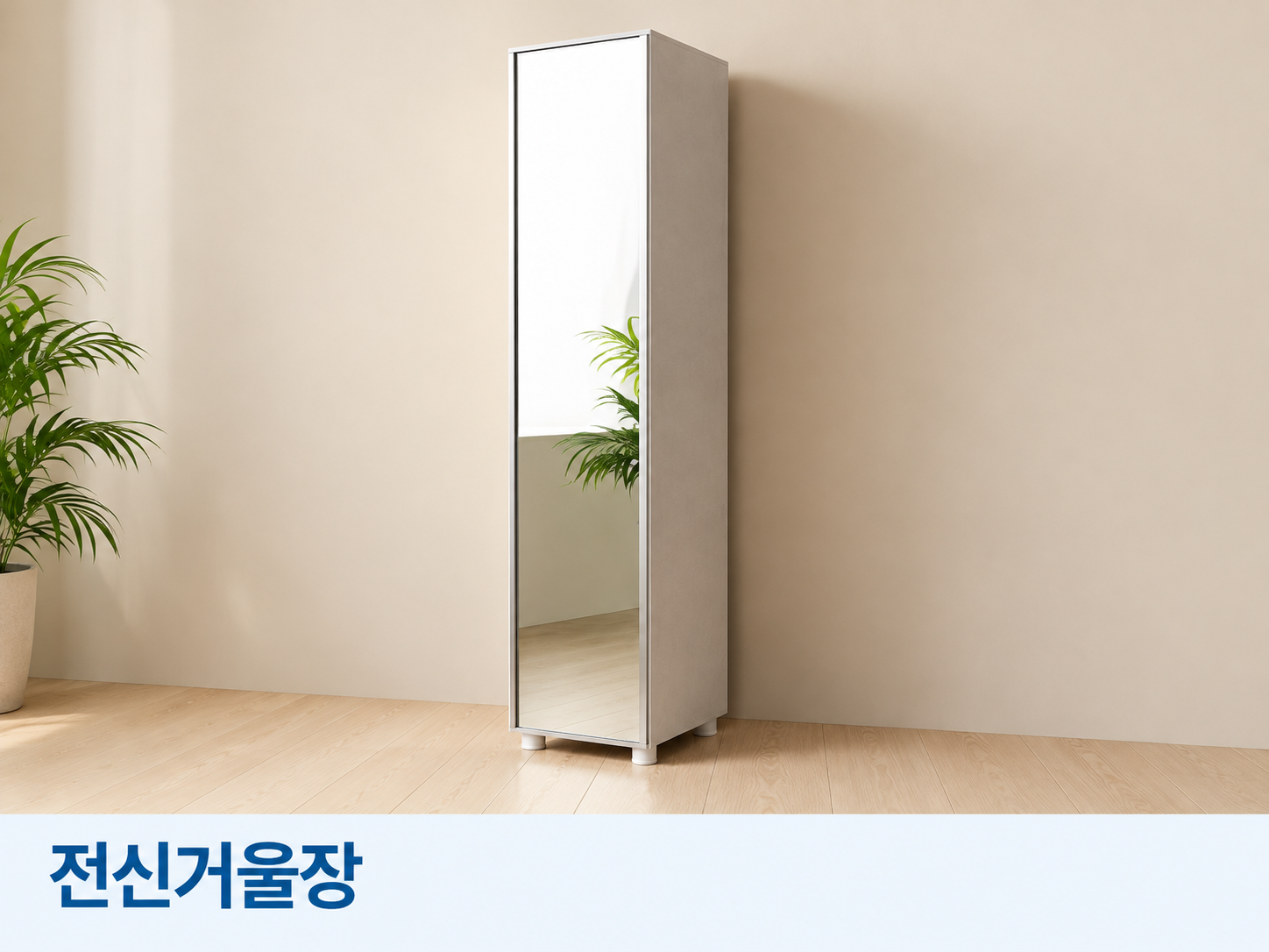 하얀시스템 전신거울장 옵션 제품 사진